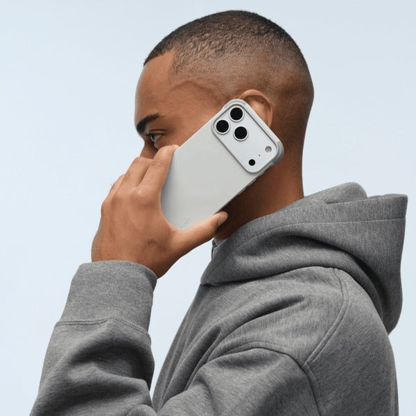 MOFT Color-blocking Snap Phone Case for iPhone 17 Pro Max - Misty Cove + Cement