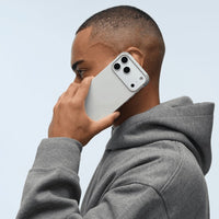 MOFT Color-blocking Snap Phone Case for iPhone 17 Pro Max - Misty Cove + Cement