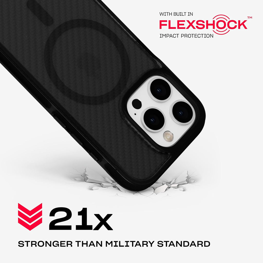 Tech21 EvoArmor MagSafe Back Case for iPhone 16 Pro - Black