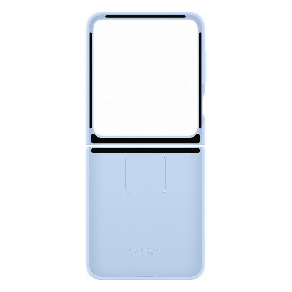 Samsung Silicone Case with Ring for Galaxy Z Flip7FE / Flip6 - Blue
