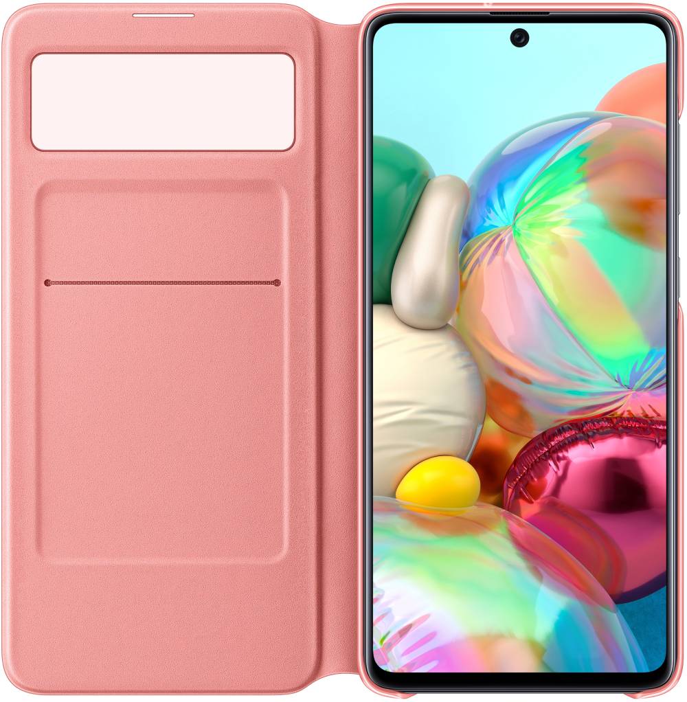 Samsung Galaxy A71 S View Wallet - White