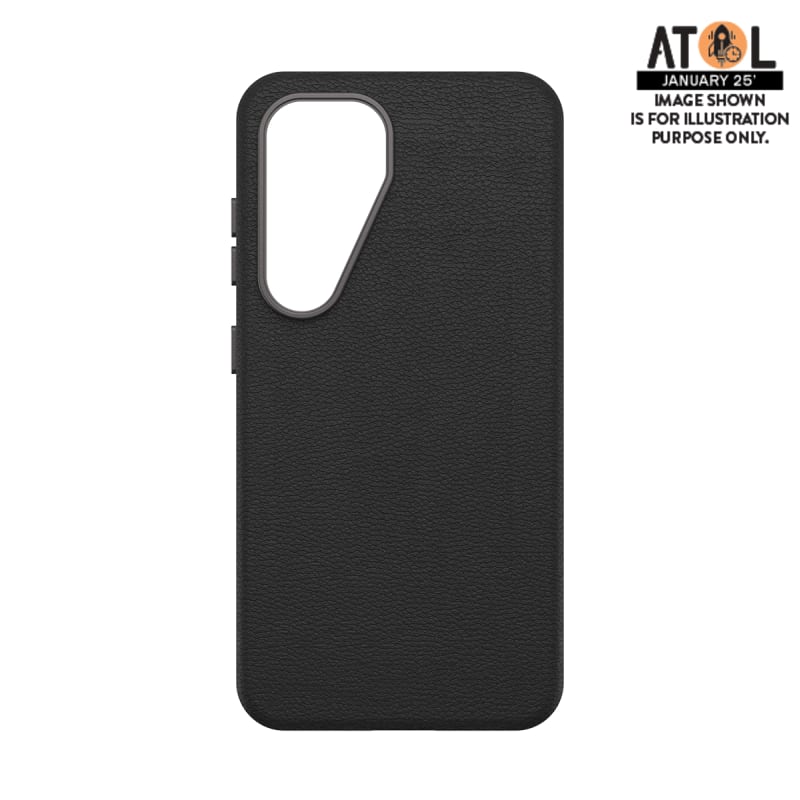 OtterBox Symmetry Cactus Leather Case for Samsung Galaxy S25 - Noir Ash