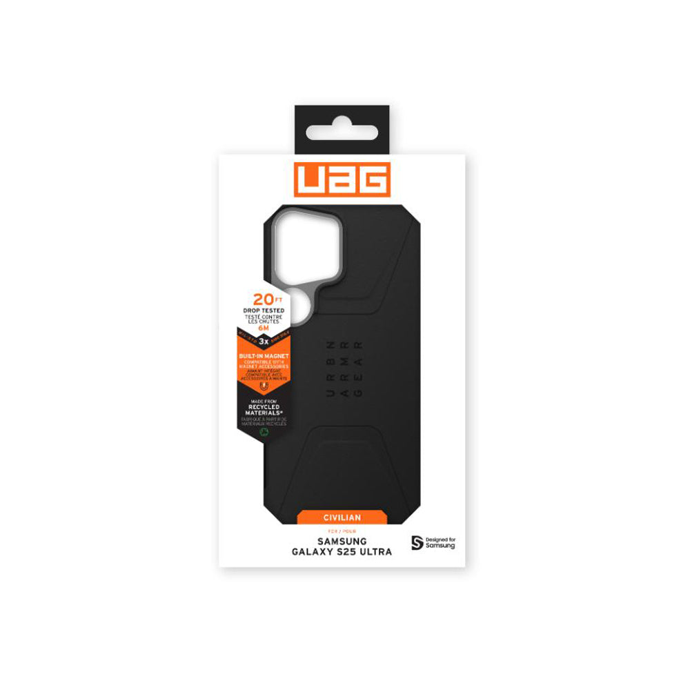UAG Civilian Magnetic Case for Samsung Galaxy S25 Ultra - Black