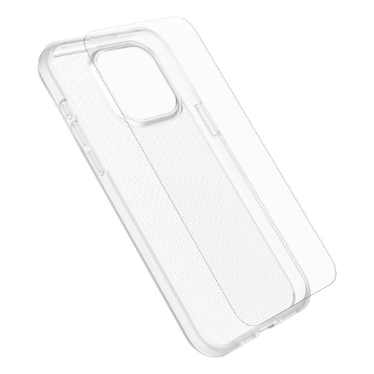 OtterBox React Case with Screen Protector for Apple iPhone 15 Plus 6.7" - Clear