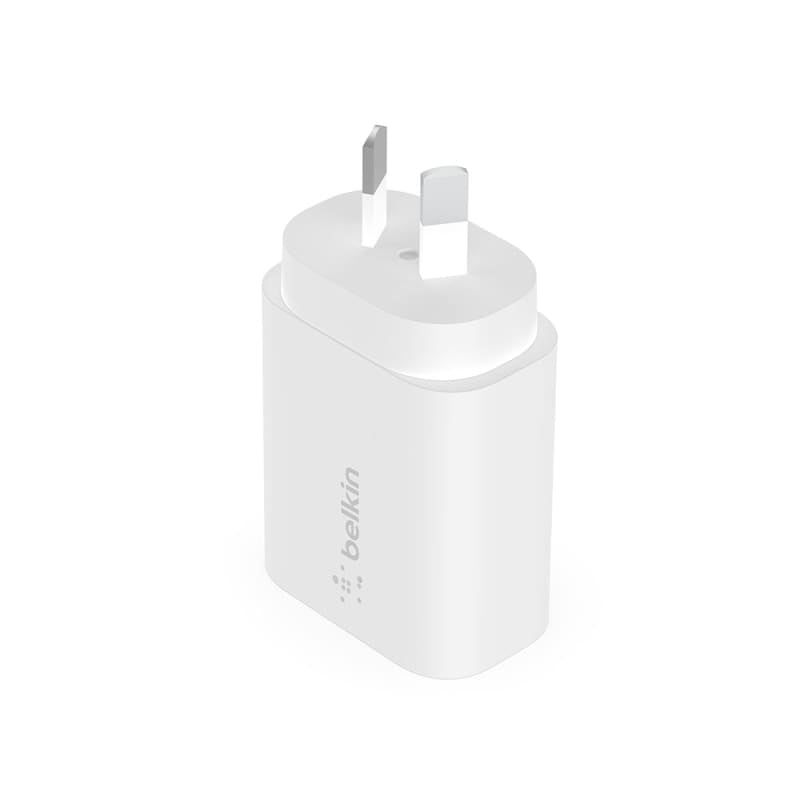 Belkin BOOSTUP 25W PPS Wall Charger with USB-C PD - White