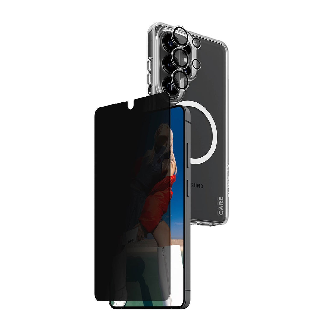 PanzerGlass Care 3-in-1 Privacy Bundle for Samsung Galaxy S26 Ultra - Clear