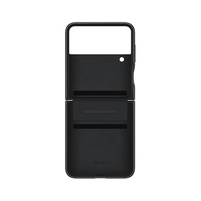 Samsung Galxy Z Flip4 Flap Leather Cover - Black