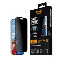 PanzerGlass 2-Way Privacy Screen Protector for iPhone 18 Pro - Clear