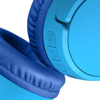 Thumbnail for Belkin SoundForm Mini Wireless On-Ear Headphones for Kids - Blue