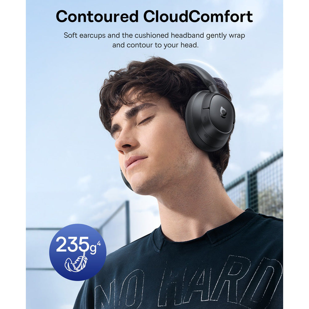 Baseus BH1 NC Noise Cancelling WireLess Headphones - Black