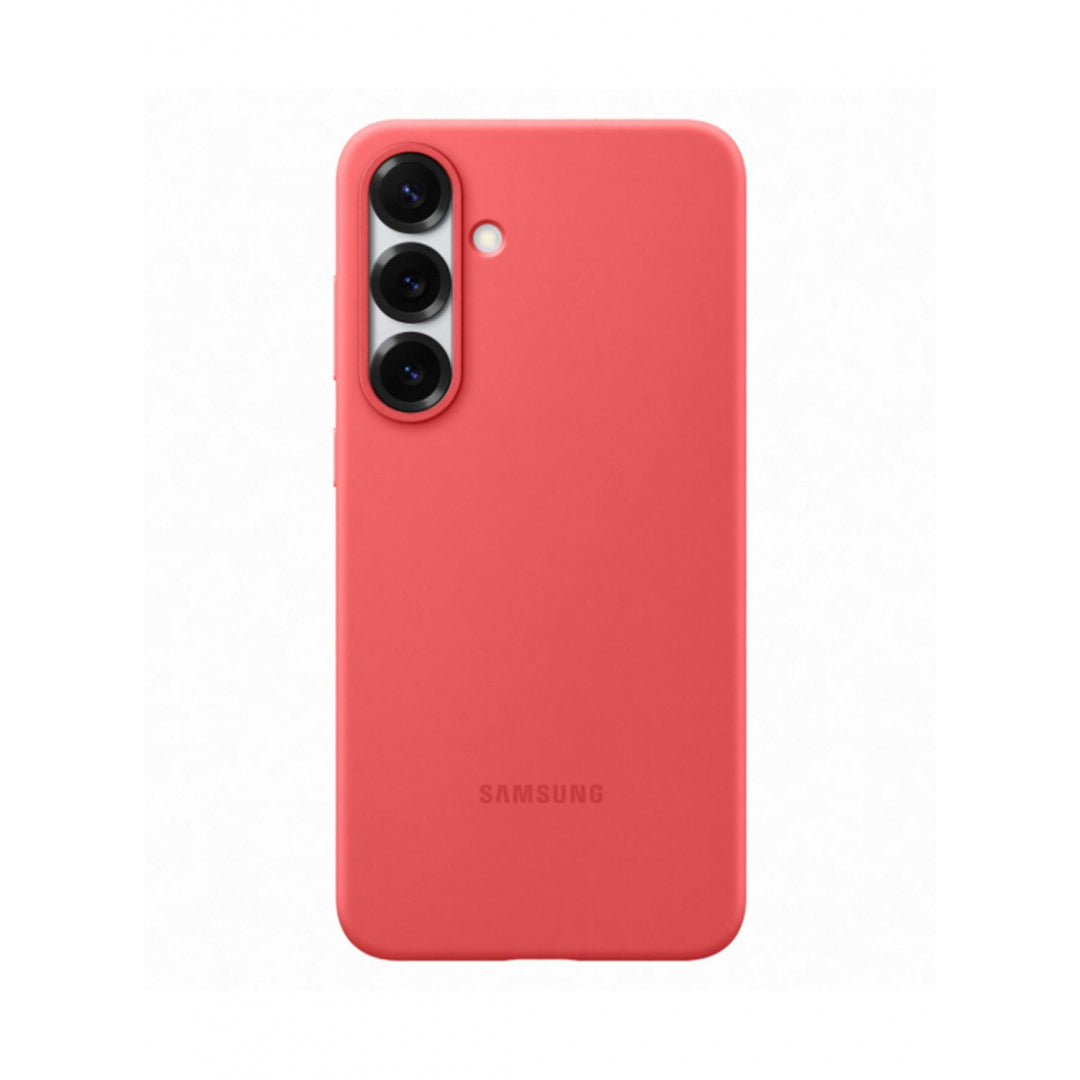 Samsung Genuine Silicone Case for Galaxy S25+ (S25 Plus) - Red