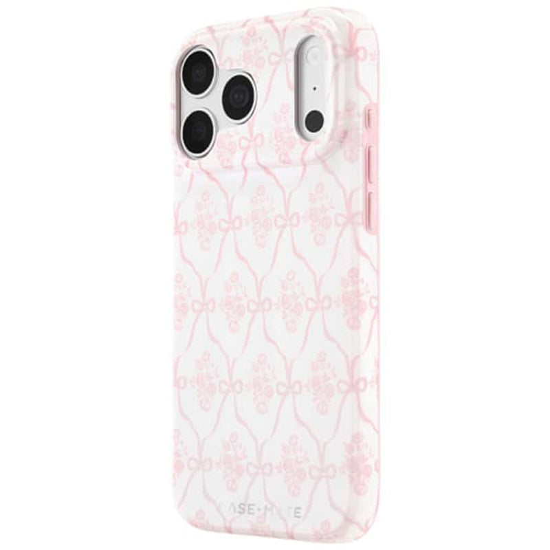 Case-Mate Trellis Bow MagSafe Case for iPhone 18 Pro Max - Ballet Pink