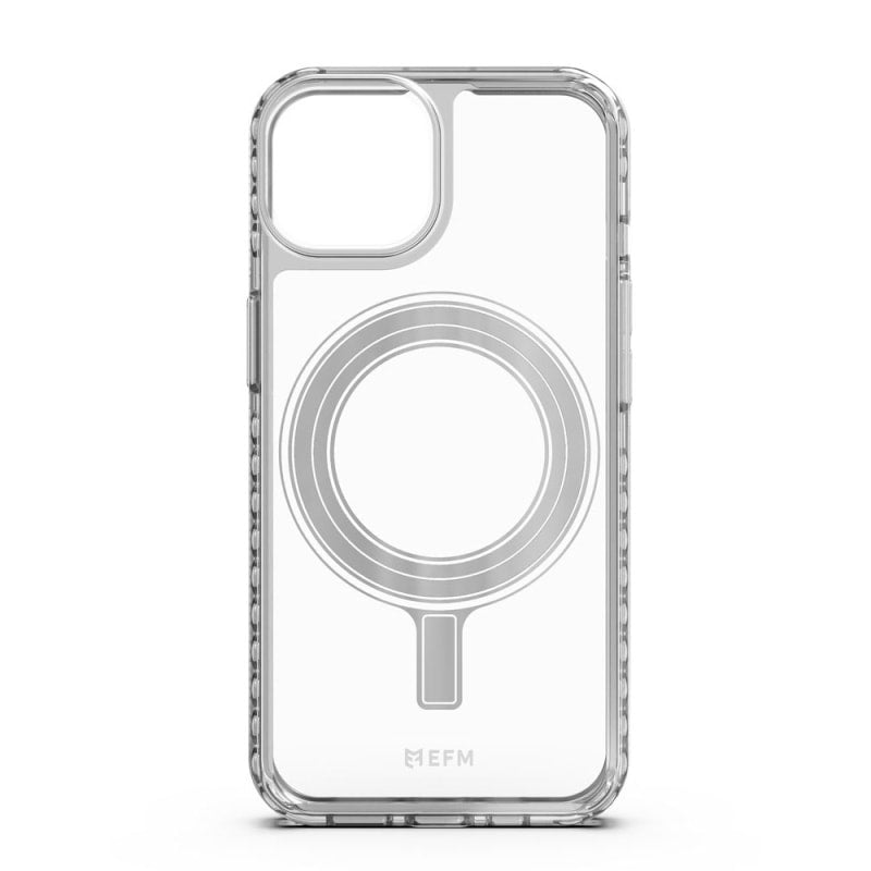 EFM Zurich Flux Case Armour Compatible with MagSafe for iPhone 13 mini (5.4") - Frost Clear