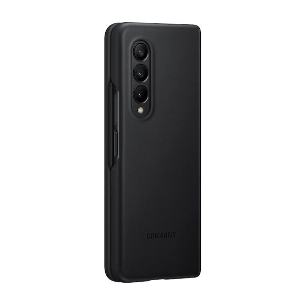 Samsung Leather Cover for Galaxy Z Fold3 - Black