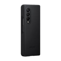 Thumbnail for Samsung Leather Cover for Galaxy Z Fold3 - Black