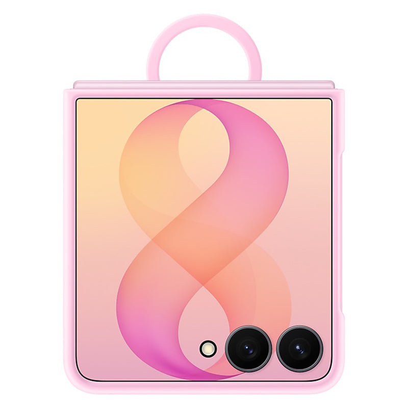 Samsung Silicone Ring Magnet Case for Galaxy Z Flip8 - Pink