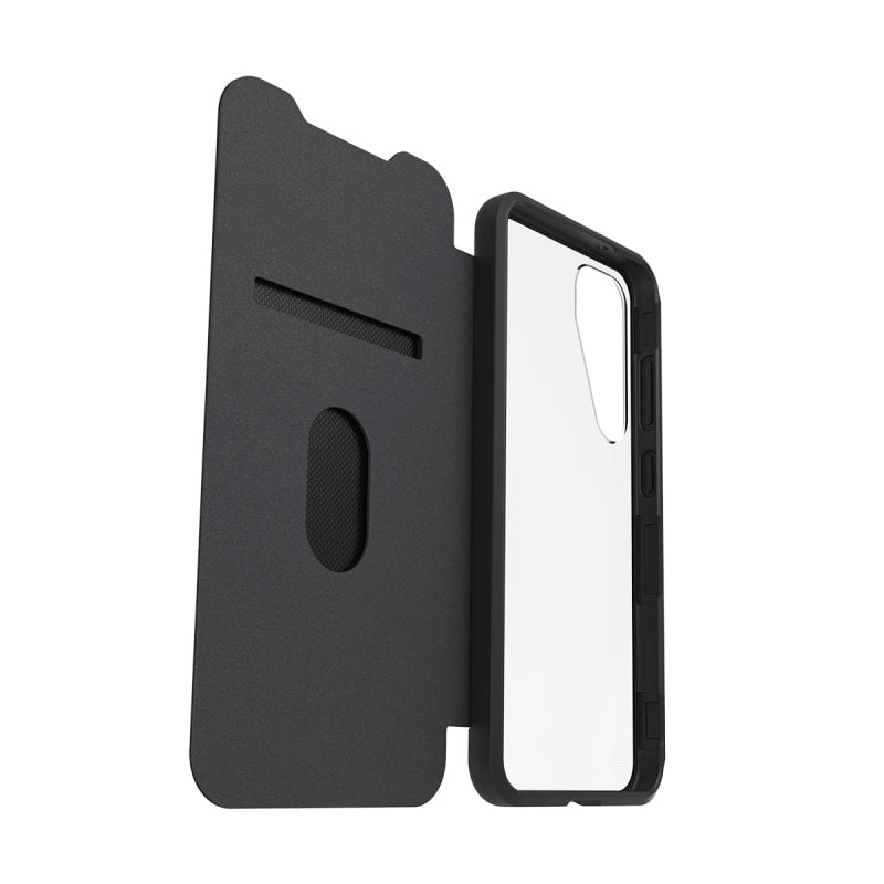OtterBox React Folio Case for Samsung Galaxy S25+ - Black Crystal