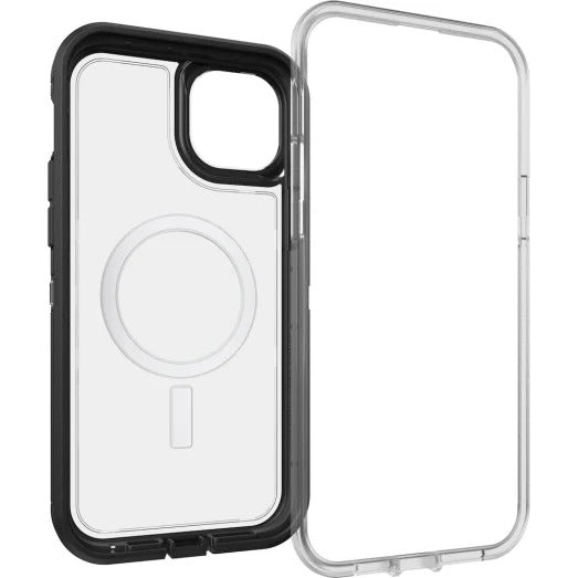 Otterbox Defender XT Clear MagSafe Case For iPhone 14 Plus (6.7") - Clear/Black