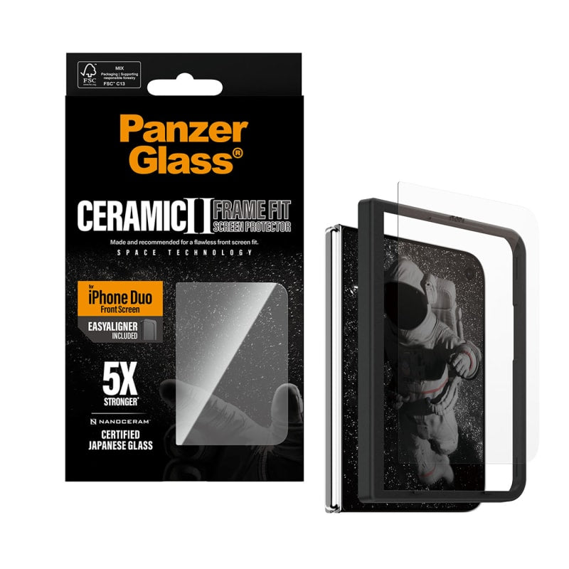 PanzerGlass Ceramic Screen Protector for iPhone Duo - Clear