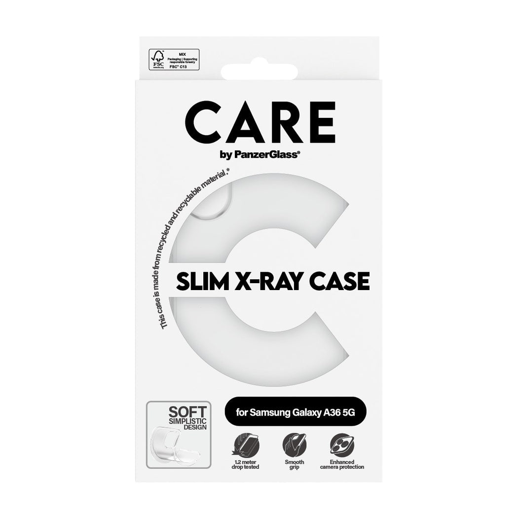 PanzerGlass X-ray Case for Samsung Galaxy A36 5G - Clear