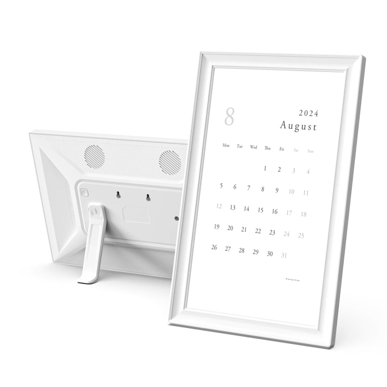 Laser Digital Calendar 15.6 Inch Touch Screen - White - NO Subscribtion Fee