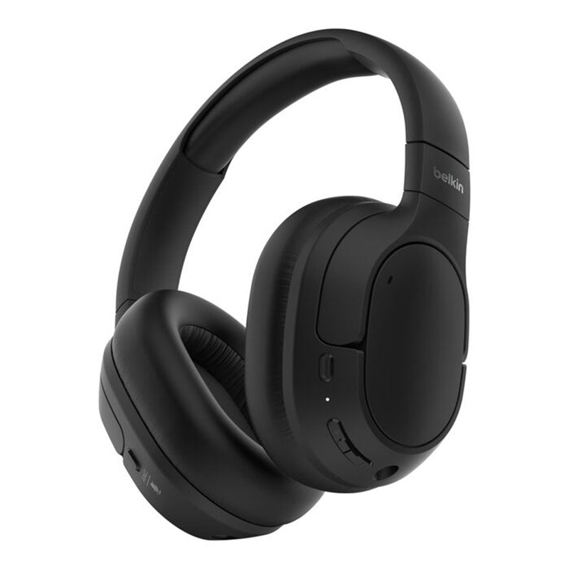 Belkin SoundForm Isolate Wireless Over-Ear Noise Cancelling Headphones - Black