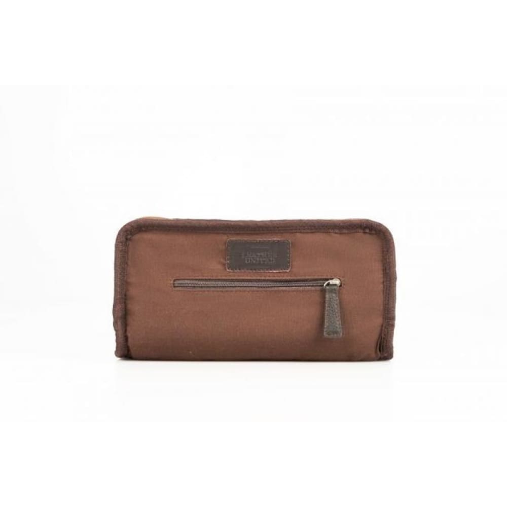 Leather United Unisex Dopp Toiletry Kit Bag - Brown (Genuine Leather)