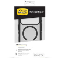 OtterBox Defender Pro XT MagSafe Case for iPhone 18 Pro / 17 Pro - Clear/Black