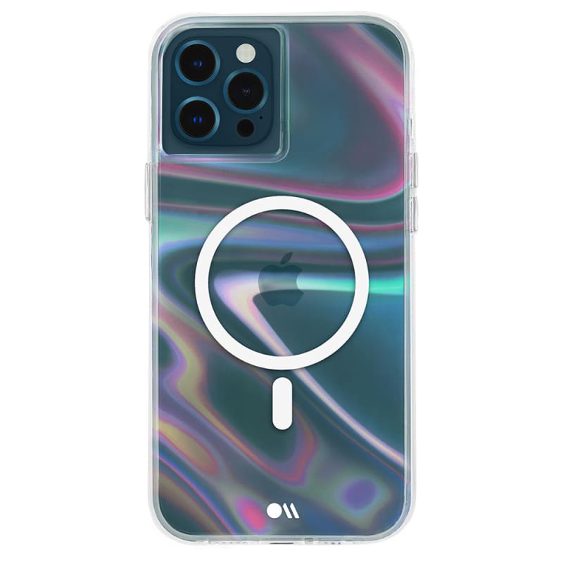 Case-Mate Soap Bubble Magsafe Case-For iPhone 12/12 Pro 6.1 - Iridescent