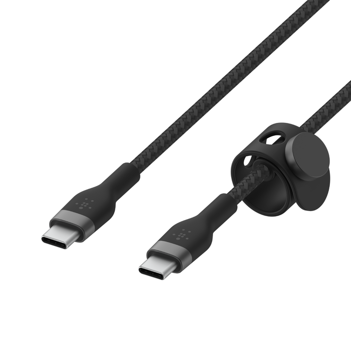 Belkin BoostCharge Pro Flex  USB-C to USB-C 60W Cable 1m Rugged - Black