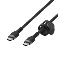 Thumbnail for Belkin BoostCharge Pro Flex USB-C to USB-C Cable 1m - Black