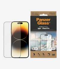 Thumbnail for PanzerGlass Ultra-Wide Fit Anti Glare/ Anti-reflective Screen Protector for iPhone 14 Pro