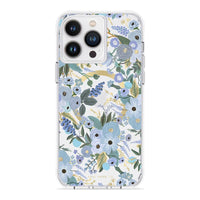 Thumbnail for Case-Mate Rifle Paper Case MagSafe iPhone 14 Pro Max - Garden Party Blue