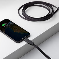 Thumbnail for Rolling Square inCharge XL 100W 6 in 1 Travel Charging Cable - 3M- Urban Black