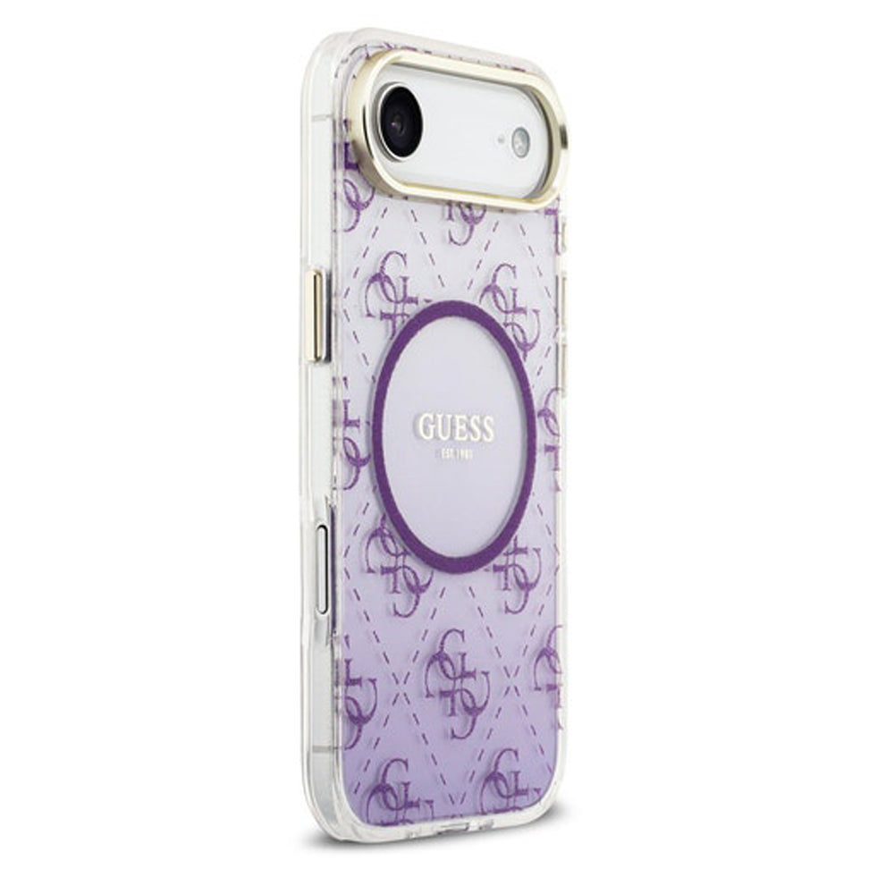 Guess 4G Glitter Gradient MagSafe Case for iPhone Air - Purple
