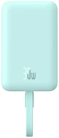 Thumbnail for Baseus Magnetic  & Cable Fast Charge Power Bank Type-C Edition 10000mAh 30W - Peppermint Blue