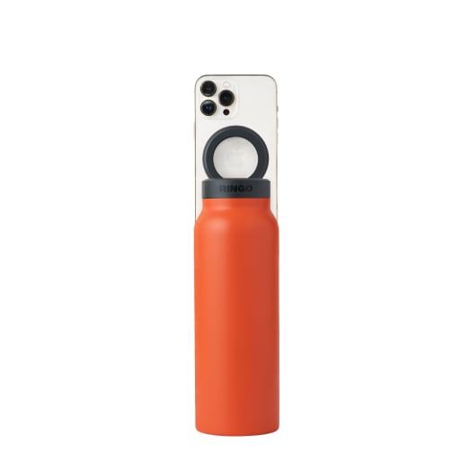 Ringo Water Bottle with Magnetic Phone Mount 950ml (32oz) - Orange
