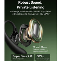 Thumbnail for Baseus Eli Sport 2 Open Ear TWS Earbuds - Black