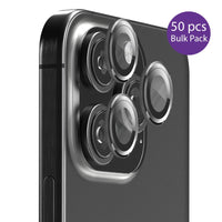 EFM Camera Lens Protector Bulk Pack for iPhone 16 Pro / 16 Pro Max - Carbon
