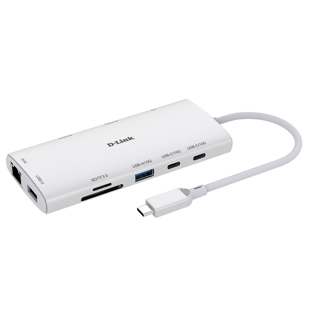 D-Link 10P USB-C Hub w HDMI - White