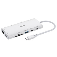 D-Link 10P USB-C Hub w HDMI - White