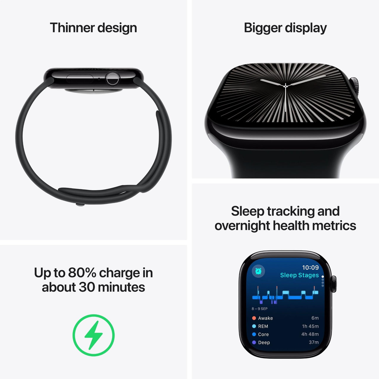 Refurbished Apple Watch Series 10 46mm - Black (LIKE NEW)