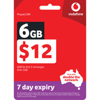 Thumbnail for Vodafone $12 Starter Pack SIM Card