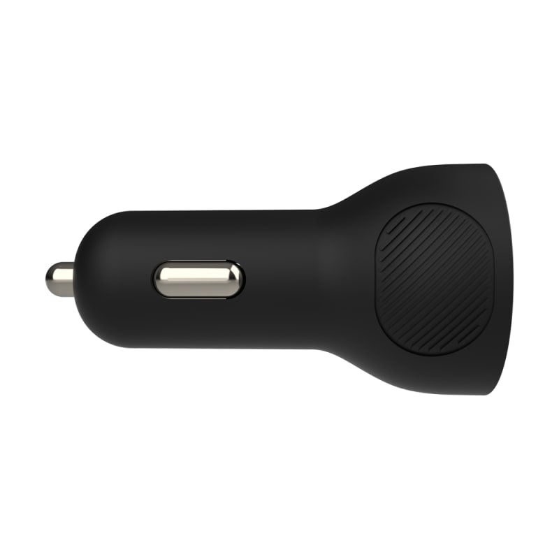EFM 30W Dual Port Car Charger with Power Delivery and PPS - Black