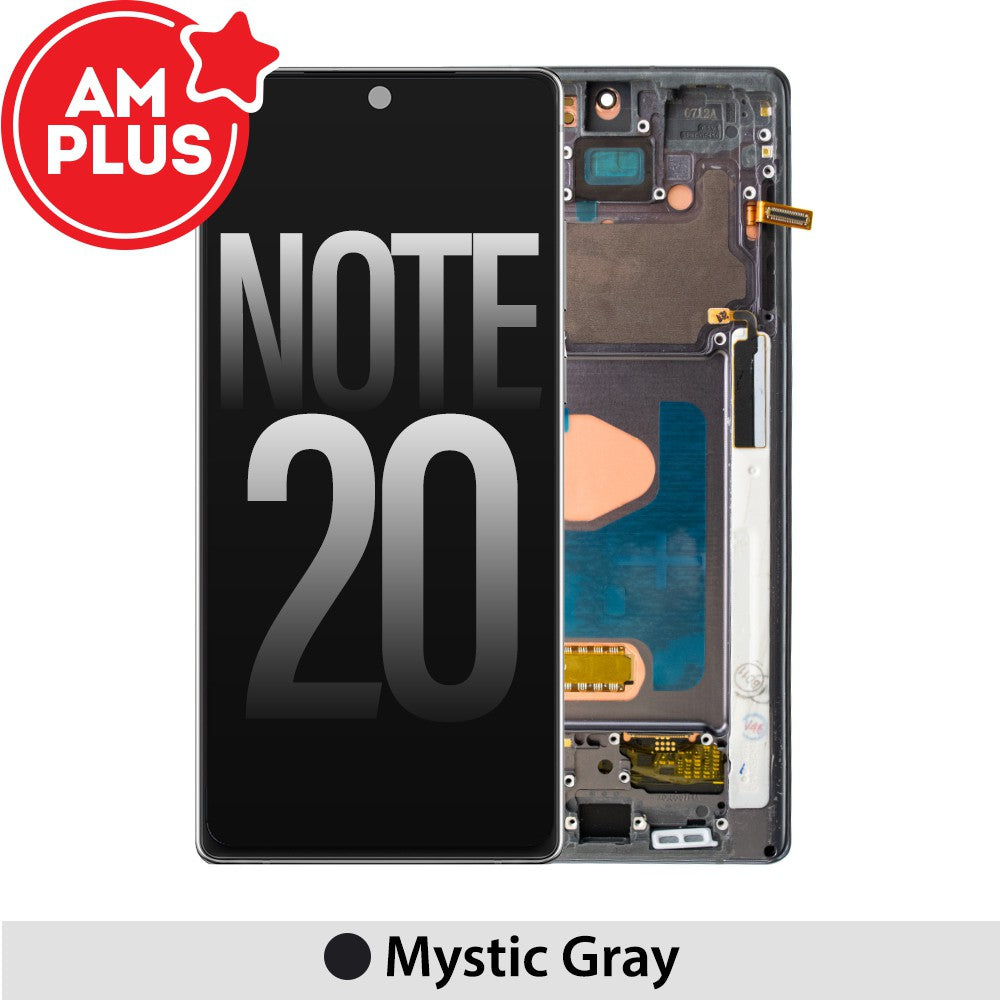 Screen Replacement Digitizer with Frame for Samsung Galaxy Note 20 - Mystic Gray