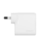 Thumbnail for Cygnett PowerPlus 35W Dual Port USB-C Wall Charger - White