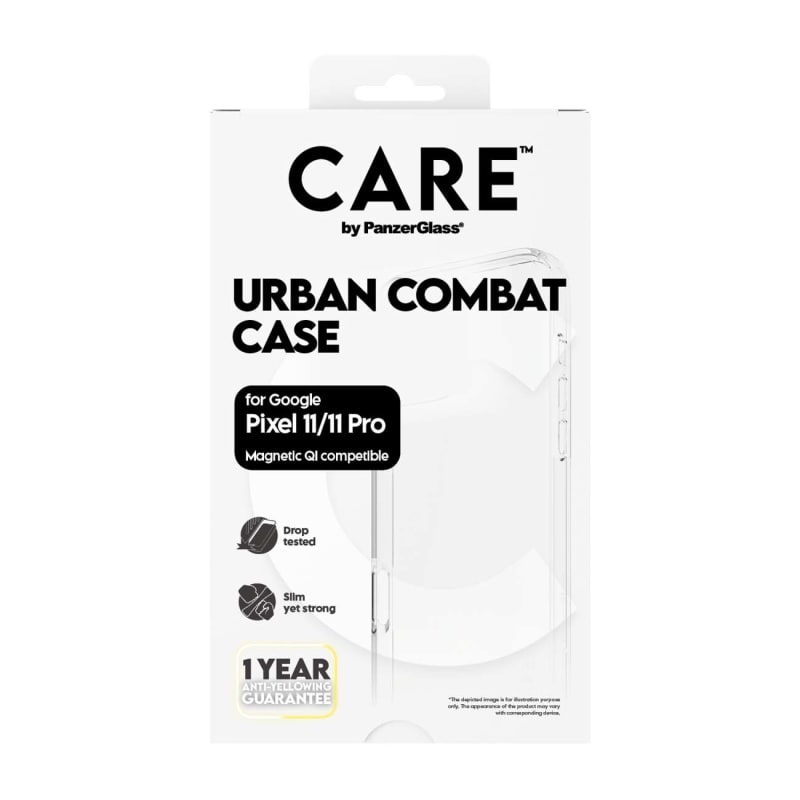 CARE by PanzerGlass Urban Combat Case for Google Pixel 11 - Clear