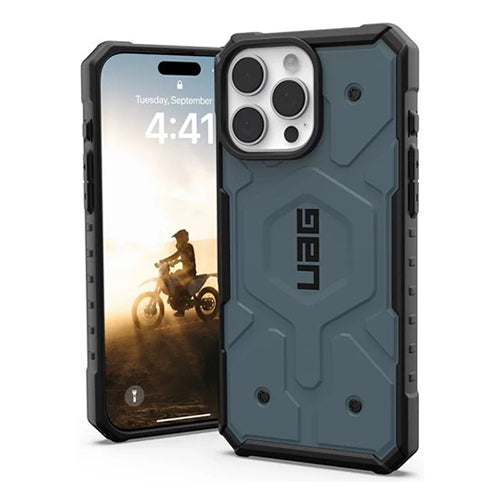 Urban Armor Gear Pathfinder Magsafe for iPhone 16 Pro Max - Cloud Blue