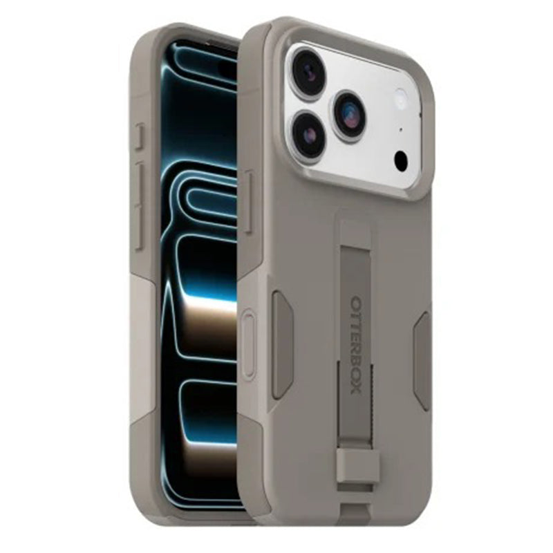 OtterBox Commuter Grip MagSafe Case with Camera Control for iPhone 18 Pro/17 Pro Cottonwood Glen - Light Grey