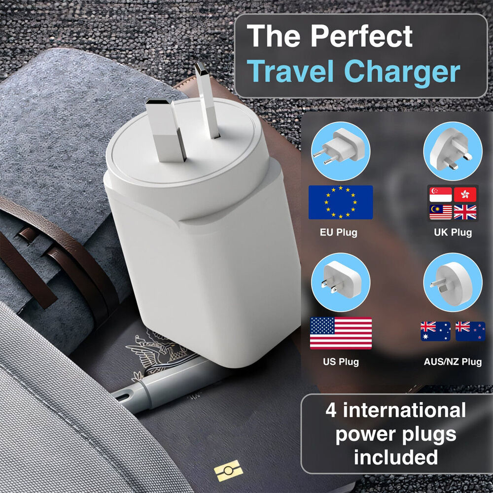 Laser 65W GaN Travel Charger with 4 Adaptors